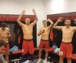 Jucătorii de la FCSB, ironizați după petrecerea din vestiar