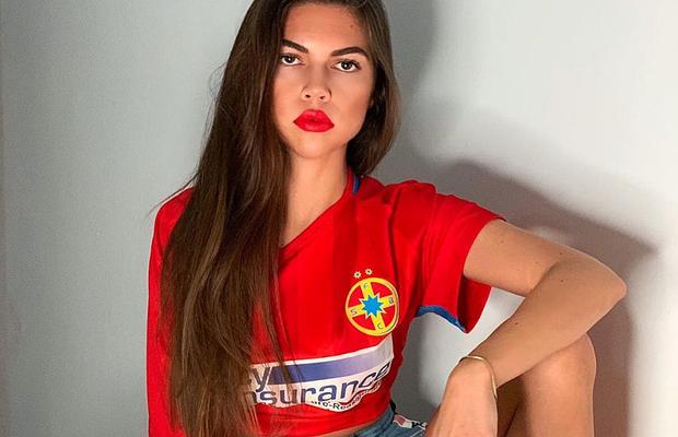 FOTO Cea mai bucuroasă fană după FCSB - Dinamo! Mesajul războinic postat înainte de Derby