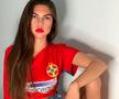 Mădălina Buftea adoră să se pozeze în tricoul FCSB