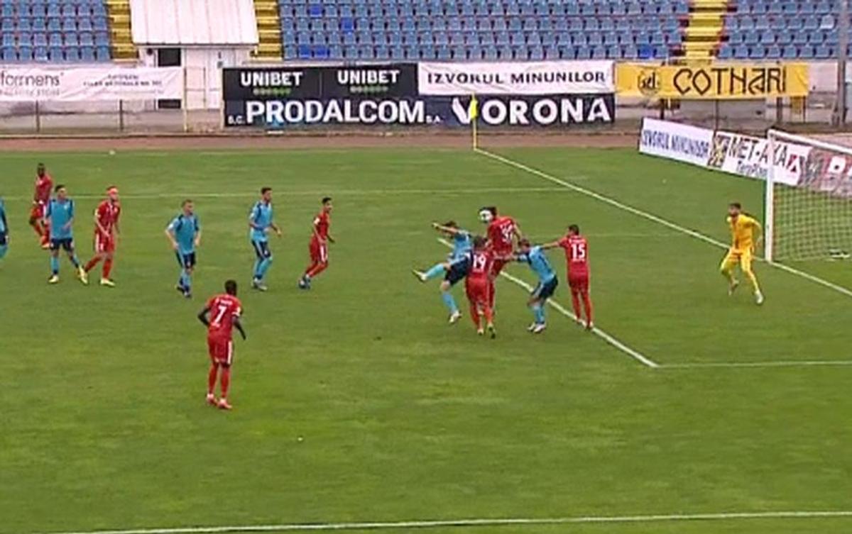 O nouă eroare majoră de arbitraj în Liga 1, în FC Botoșani - Chindia!
