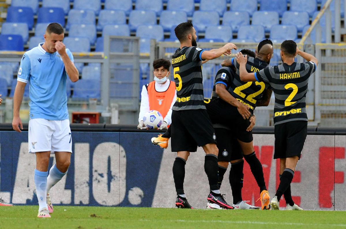 FOTO Lazio - Inter 1-1. Duel încins pe Olimpico! Două eliminări + Ștefan Radu s-a accidentat în startul partidei