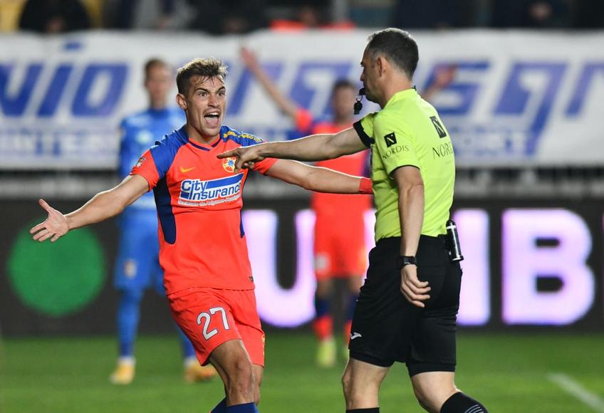 Vineri, Rusandu a luat mai multe decizii prin care a ajutat flagrant trupa lui Edi Iordănescu // FOTO Cristi Preda