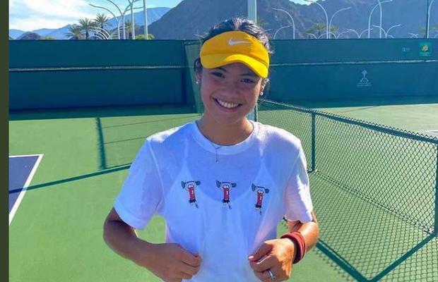 Emma Răducanu, antrenament cu o jucătoare din România la Indian Wells » Ce mesaj a publicat britanica