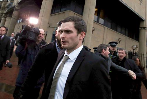 Adam Johnson, în timpul procesului în urma căruia a fost condamnat