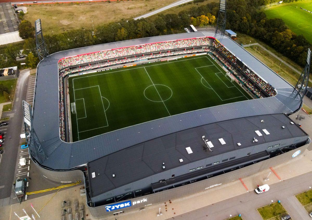 Stadionul pe care se joacă Silkeborg - FCSB, în grupele Conference League
