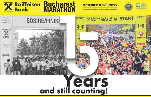 15 ani de Raiffeisen Bank Bucharest Marathon!