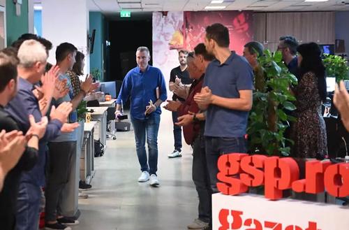 Cătălin Țepelin, la plecarea din redacția Gazetei Sporturilor