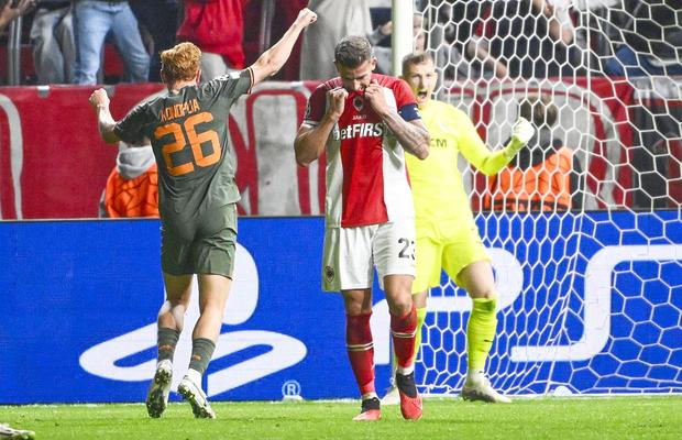 Meci de infarct între Antwerp și Șahtior: de la 2-0 la 2-3, apoi penalty ratat la ultima fază!