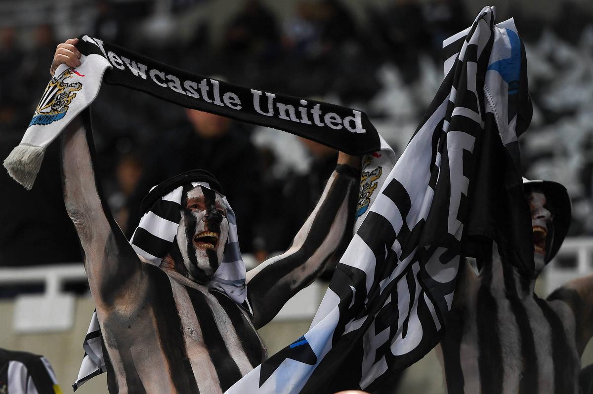 Scenografie spectaculoasă a fanilor lui Newcastle