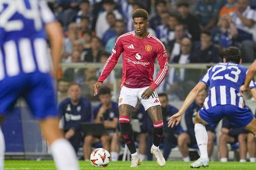 Marcus Rashford a fost un pericol constant pentru apărarea lui FC Porto / Foto: Imago