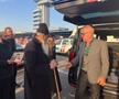 Gigi Becali la întoarcerea în țară după meciul cu PAOK