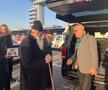 Gigi Becali la întoarcerea în țară după meciul cu PAOK