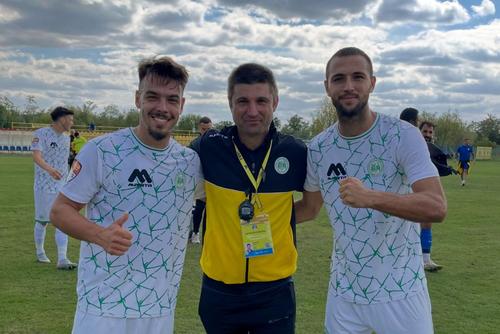 Andrei Cristea se bucură de un debut excelent la Chiajna. Foto: Facebook
