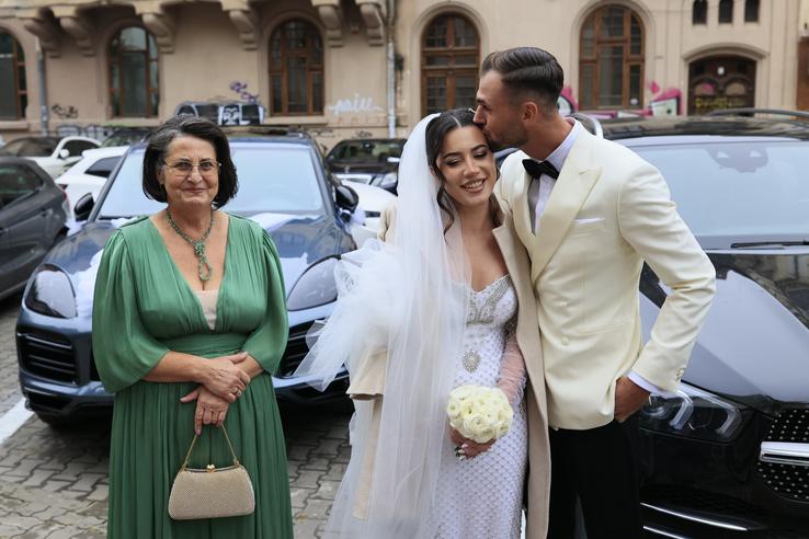 Cununie religioasă Ciprian Tudosă și Alexandra Popescu. Foto: Cristi Preda (GSP.RO)