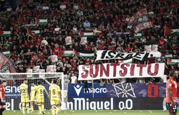 Noi proteste împotriva Israelului: joc întrerupt de fani la Pamplona » Pep Guardiola: „Opriți genocidul în Gaza!”