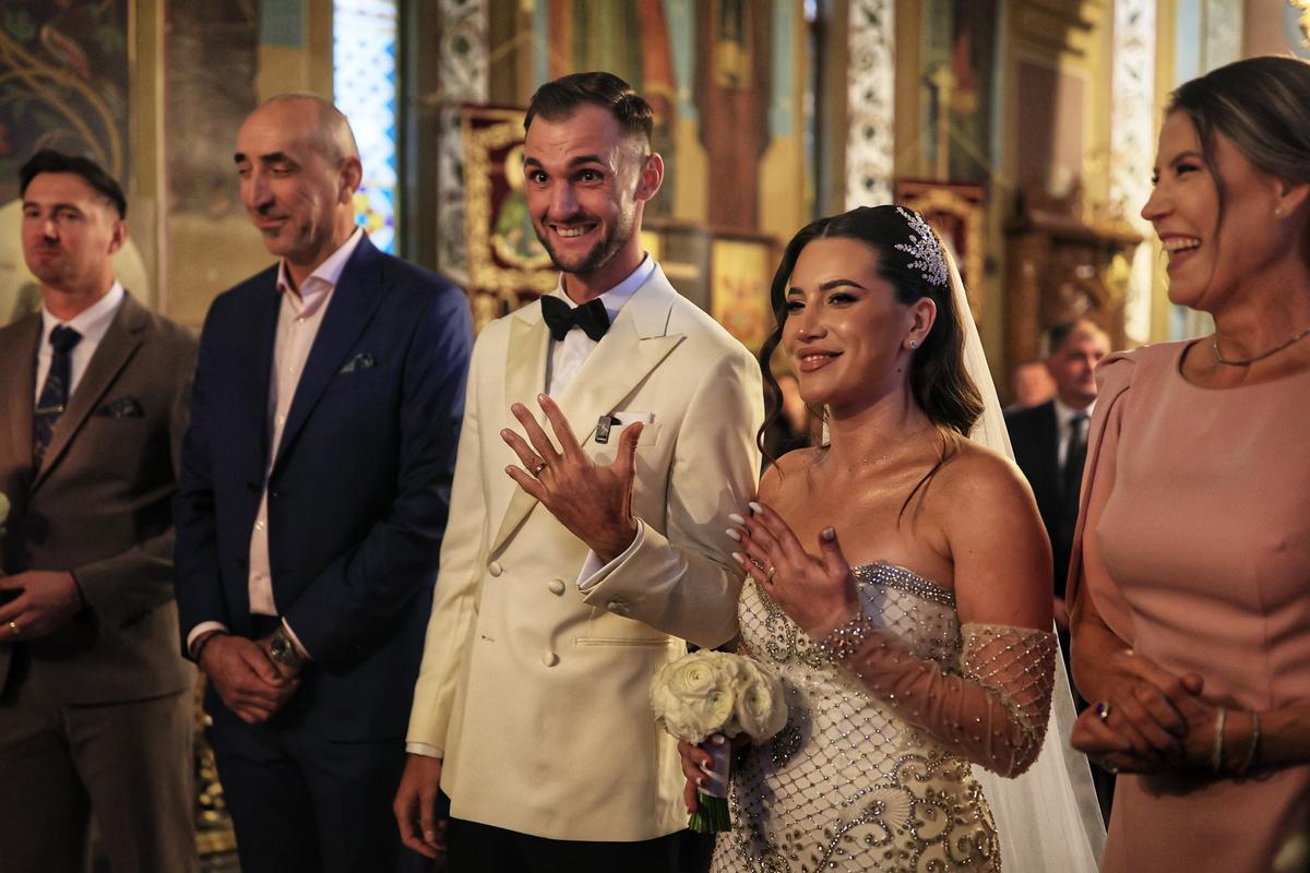 Vicecampionul olimpic Ciprian Tudosă s-a căsătorit astăzi cu fiica unui multiplu medaliat român