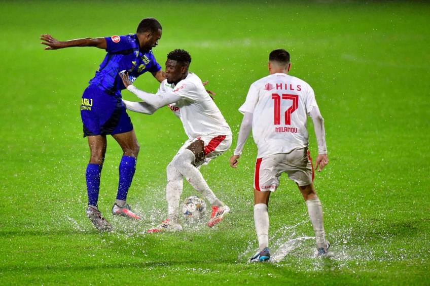 Unire Slobozia - Dinamo s-a jucat în baltă, la Clinceni/ foto: Cristi Preda (GSP)