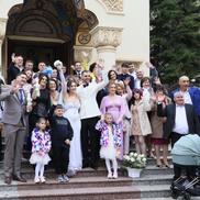 Cununie religioasă Ciprian Tudosă și Alexandra Popescu. Foto: Cristi Preda (GSP.RO)