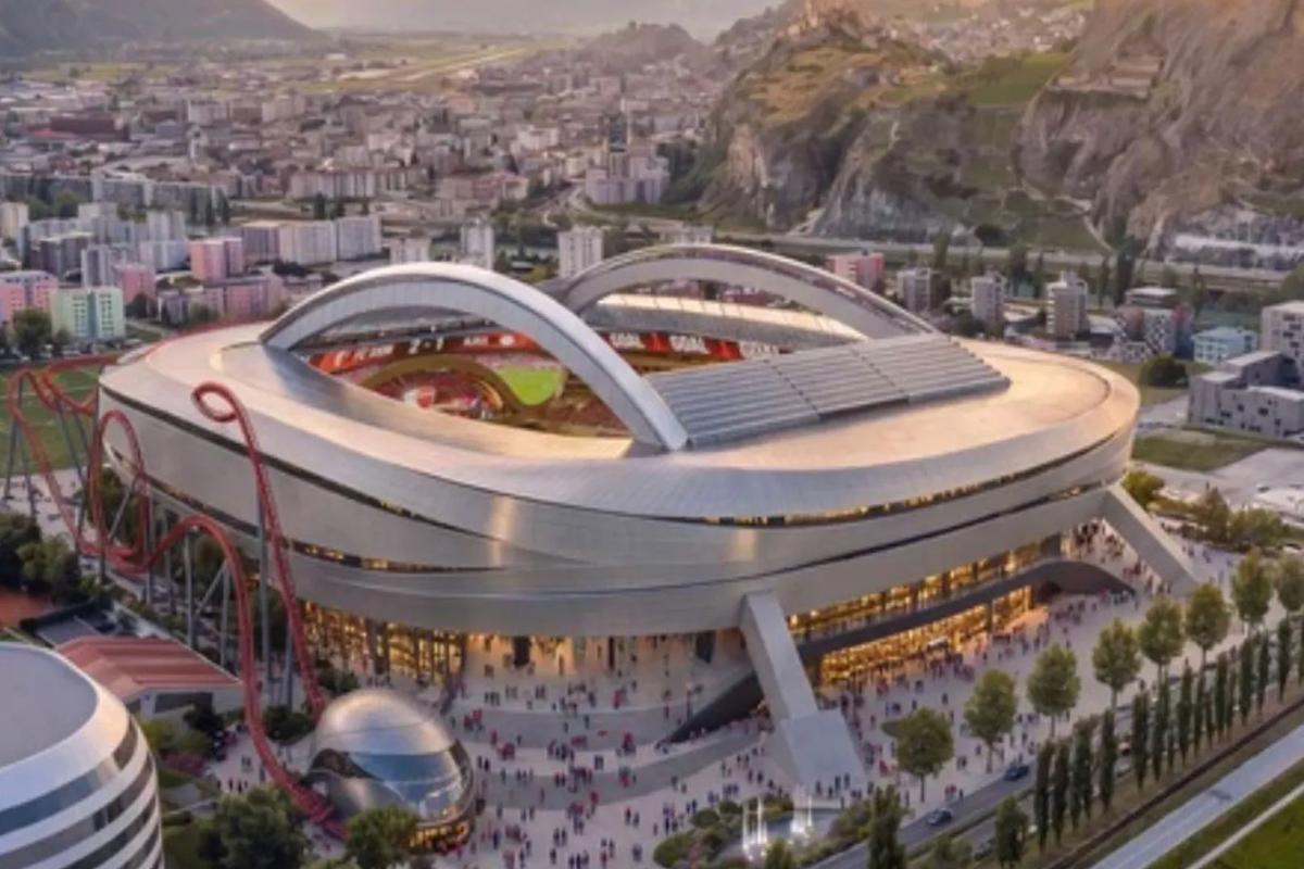 Construiesc arena viitorului! Stadionul va avea un roller coaster integrat