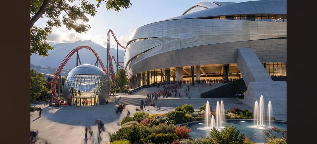 Construiesc arena viitorului! Stadionul va avea un roller coaster integrat