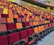 Detaliul observat la Arena Națională în timpul antrenamentului Suediei