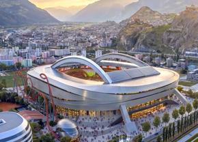 Construiesc arena viitorului! Stadionul va avea un roller coaster integrat