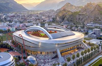 Construiesc arena viitorului! Stadionul va avea un roller coaster integrat