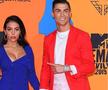 Cristiano Ronaldo și Georgina Rodriguez au sclipit pe covorul roșu » FOTO Ținute spectaculoase la gala MTV European Music Awards