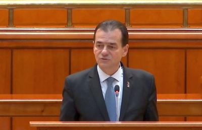 Guvernul Ludovic Orban a fost votat de 240 de parlamentari și a fost învestit