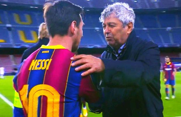 FOTO Imaginea serii în Liga Campionilor! Ce a făcut Mircea Lucescu imediat după finalul partidei de pe Camp Nou