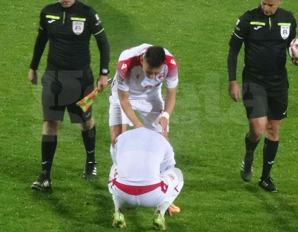 FOTO 3 detalii de la Dinamo - Csikszereda: Ghezali a izbucnit în plâns