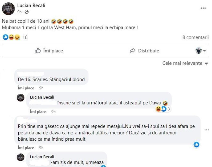 Nepotul lui Gigi Becali dă din casă: „Urmează să-l dea afară!”