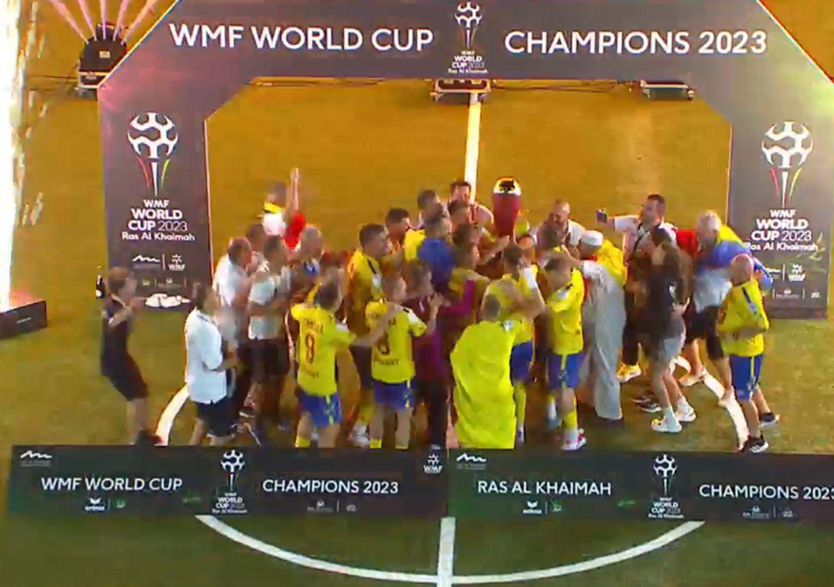 ROMÂNIA E CAMPIOANĂ MONDIALĂ LA MINIFOTBAL! Triumf istoric după o desfășurare IREALĂ » „Tricolorii” au revenit de la 0-2 și s-au impus după 30 de penalty-uri!
