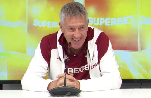 Bergodi, în conferința dinaintea derby-ului cu FCSB: „Vom aștepta ca domnul Becali să iasă la televizor și să ne zică primul «11»”