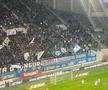 Un mesaj vulgar adresat familiei Mititelu a fost afișat mai bine de 20 de minute pe stadion, în dreptul galeriei gazdelor.