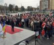 Legendarul Iosif Petschovschi, omagiat la Arad » Statuie dezvelită în fața stadionului