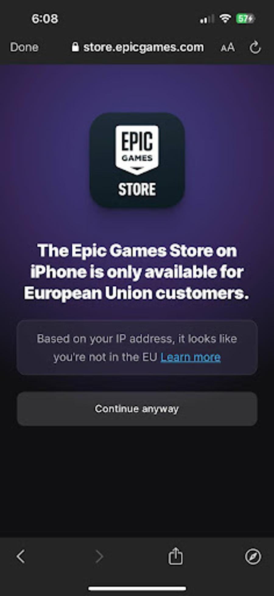Ghid pas cu pas: Cum să descarci Epic Games Store pe iOS