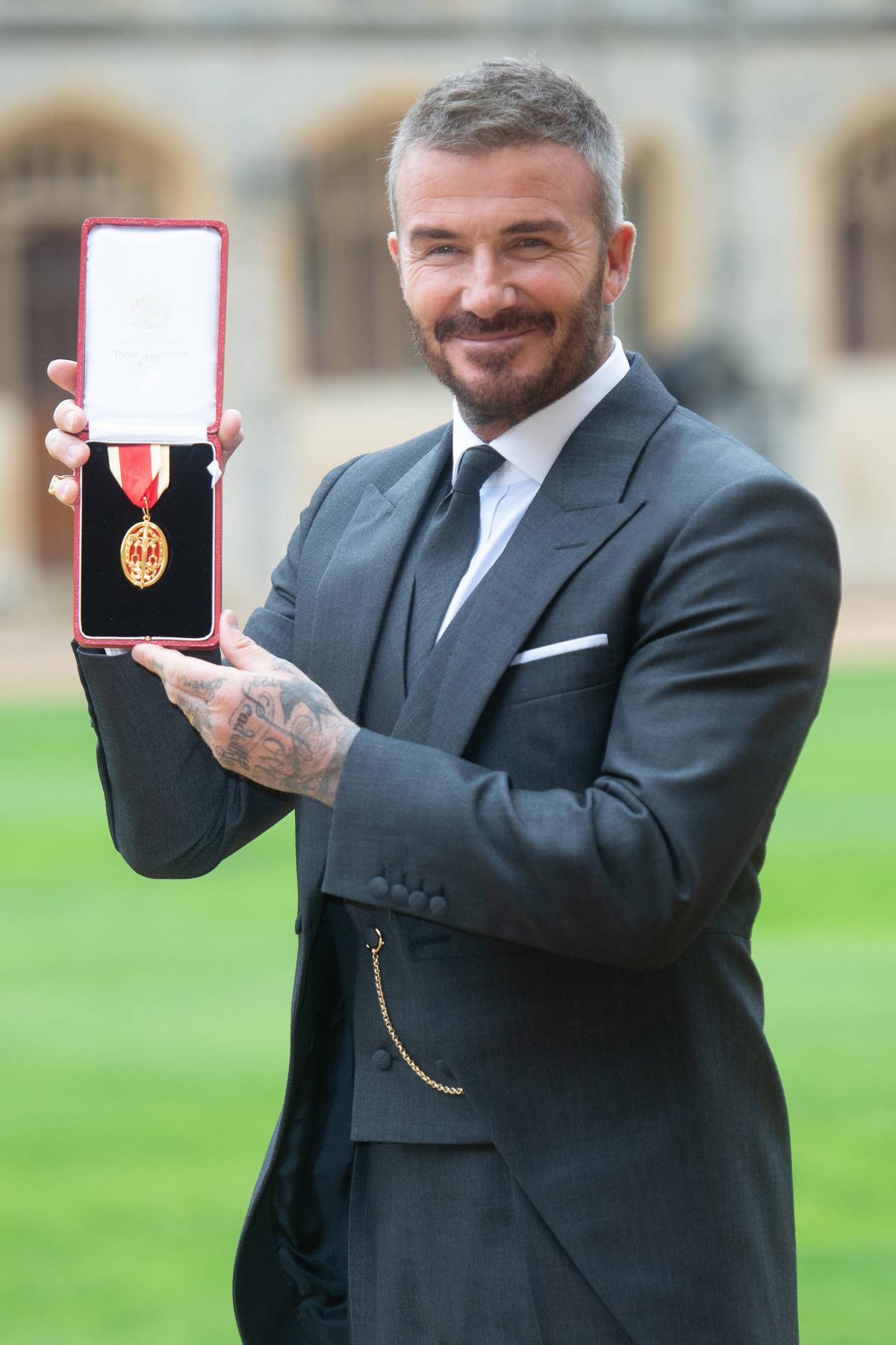 David Beckham, numit cavaler de Regele Charles