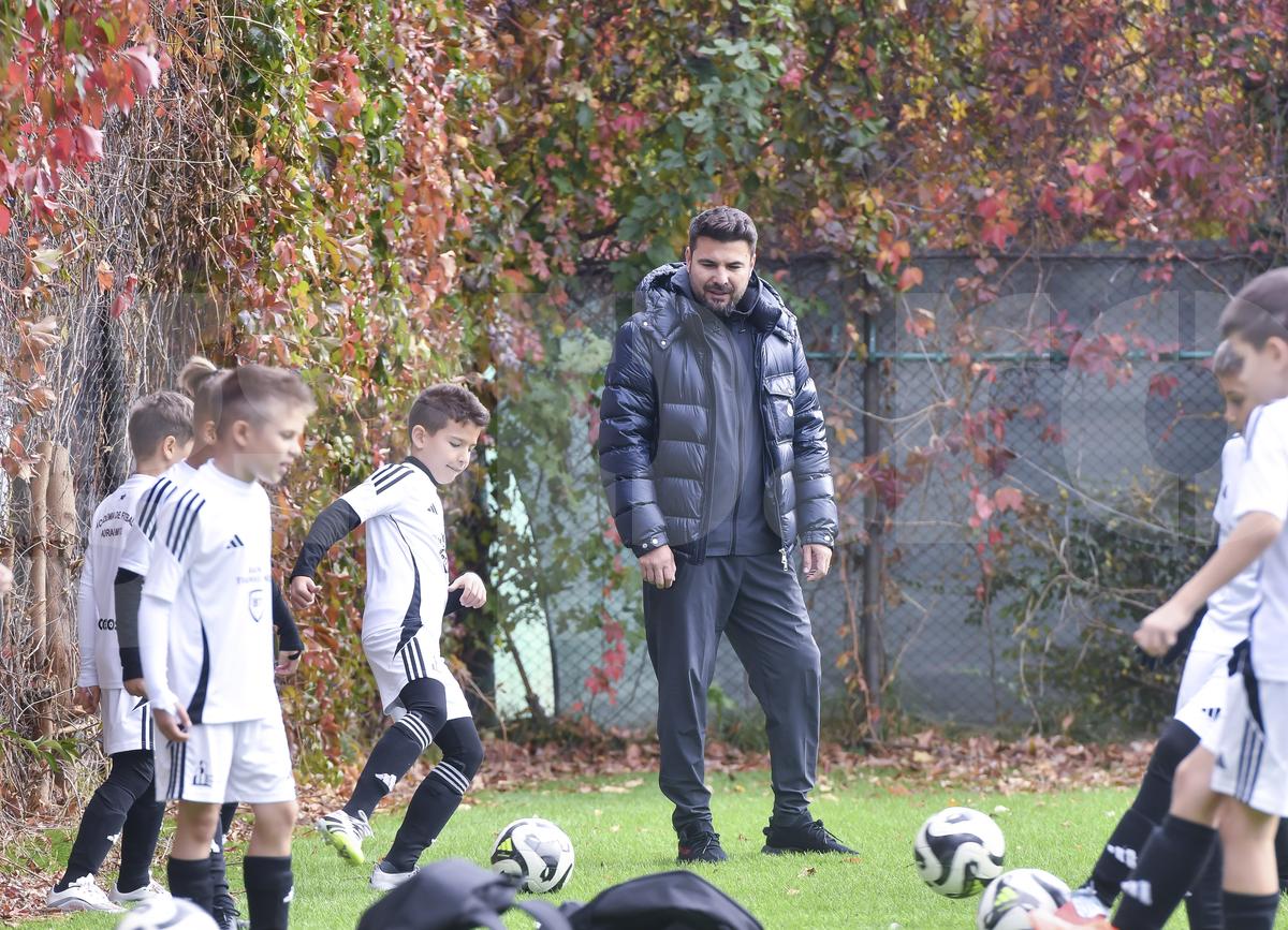Tiago și Adrian Mutu, la meciul contra Rapidului