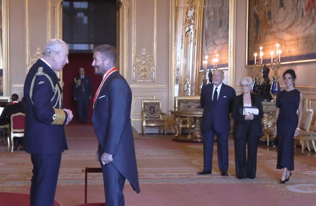 David Beckham, numit cavaler de Regele Charles