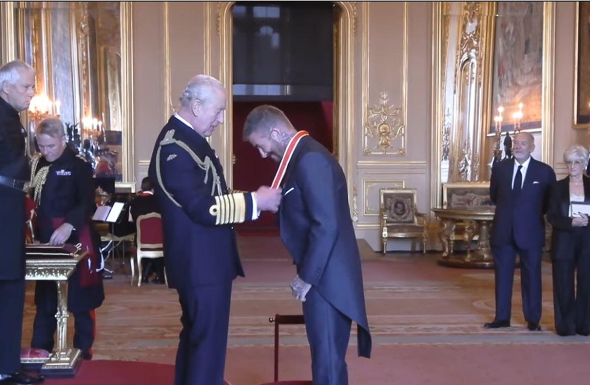 David Beckham, numit cavaler de Regele Charles