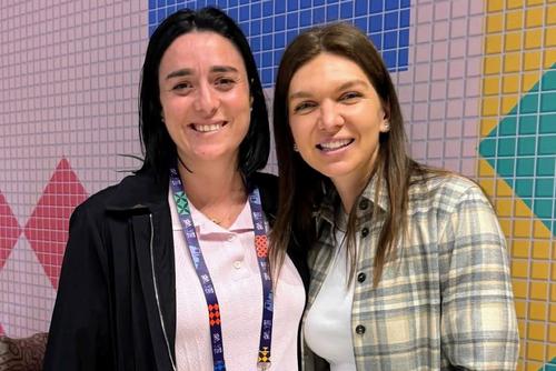 Ons Jabeur alături de Simona Halep la WTA Finals 2025 Foto: Instagram/WTA Finals