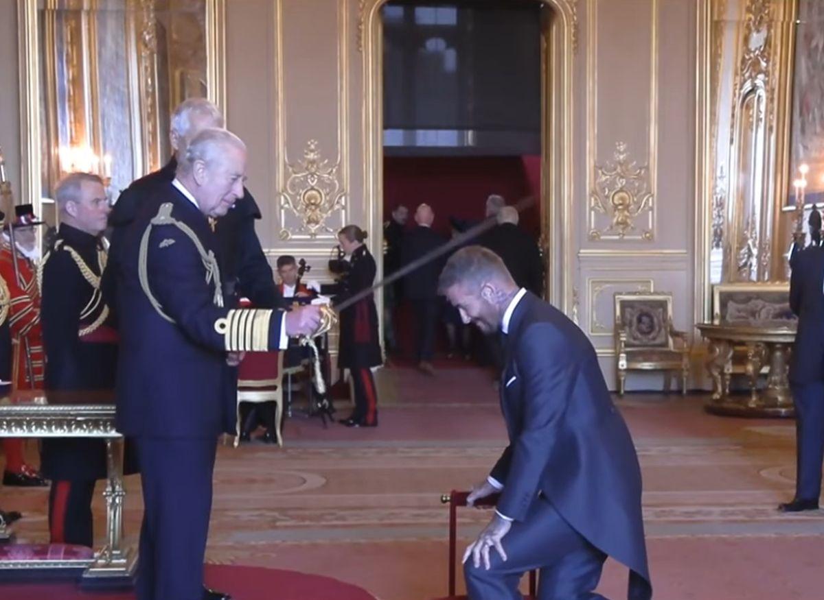 David Beckham, numit cavaler de Regele Charles