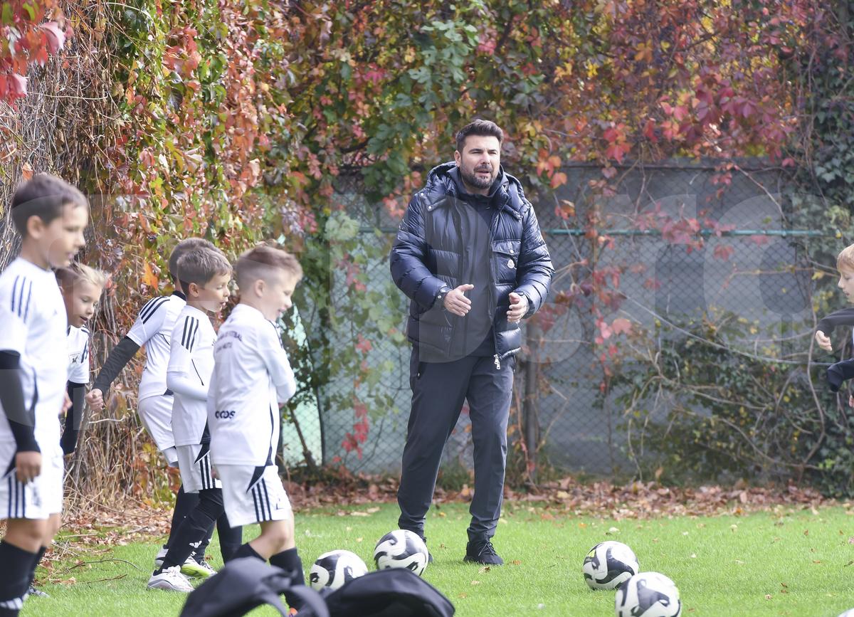 Tiago și Adrian Mutu, la meciul contra Rapidului