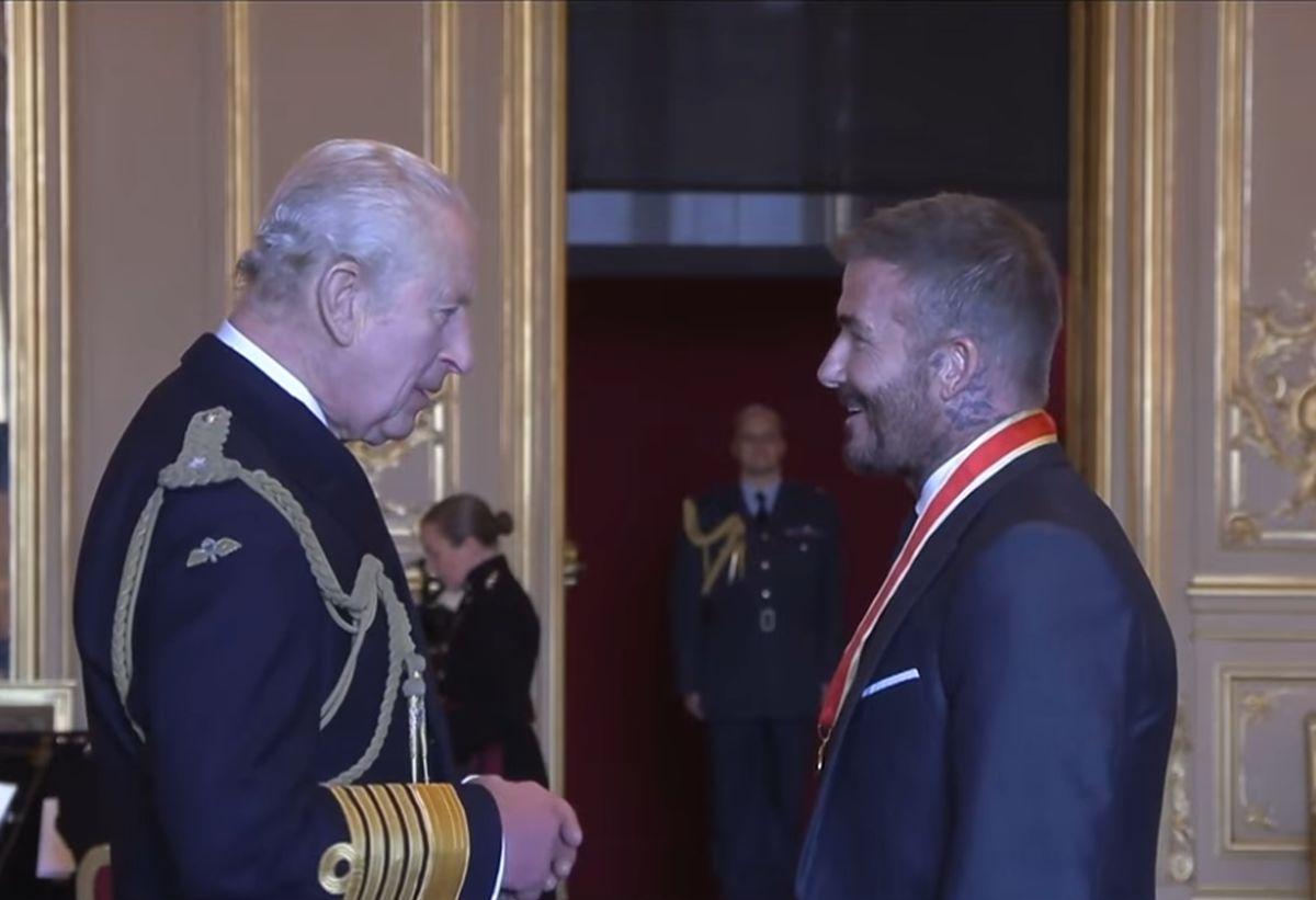 David Beckham, numit cavaler de Regele Charles