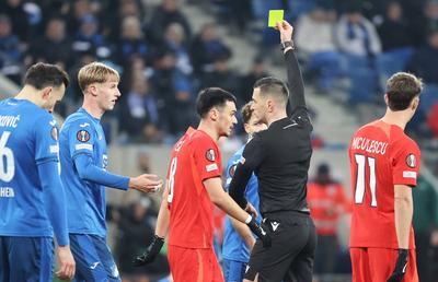 Cine arbitrează meciurile Basel - FCSB și Rapid Viena - Universitatea Craiova