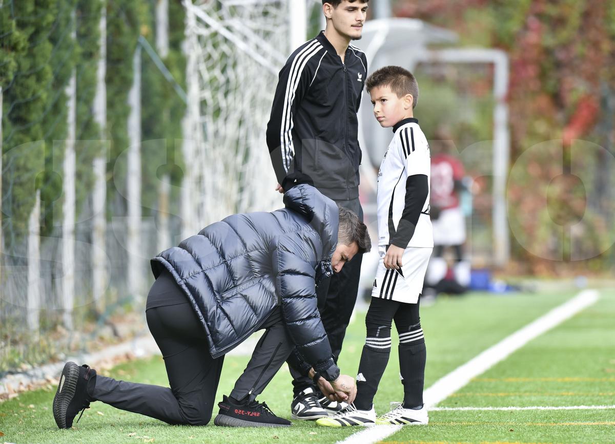 Tiago și Adrian Mutu, la meciul contra Rapidului