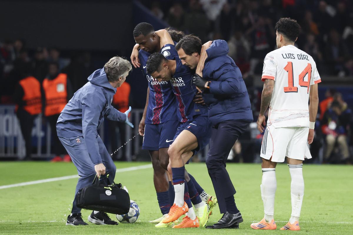 Hakimi și Dembele s-au accidentat în PSG - Bayern Munchen