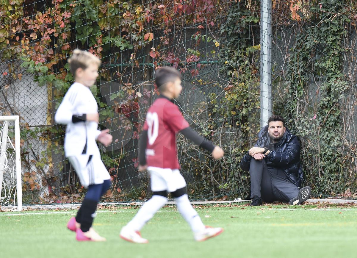 Tiago și Adrian Mutu, la meciul contra Rapidului