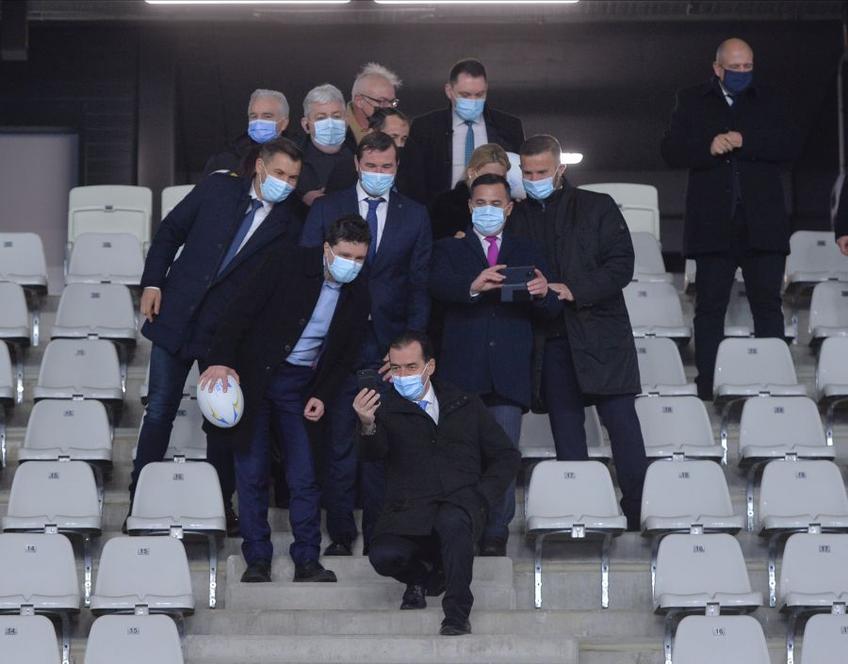 Ludovic Orban, premierul României, a fost prezent la recepția stadionului „Arcul de Triumf”.